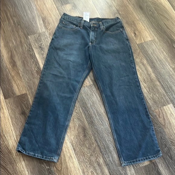 Carhartt Blue Relaxed Denim Jeans - Picture 3 of 4